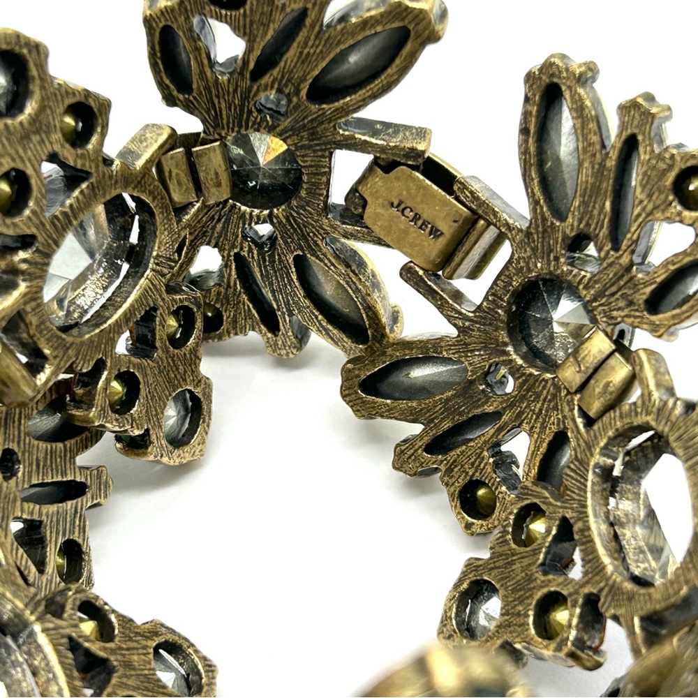 J. Crew Purple Green Jeweled Bracelet - Picture 6 of 6